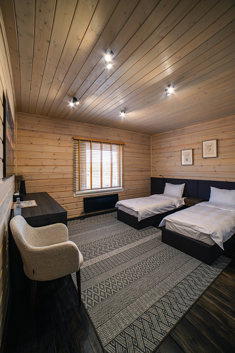 two-bedded room